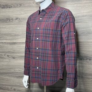 Brooks Brothers Mens Plaid Long Sleeve Button Down Shirt size M